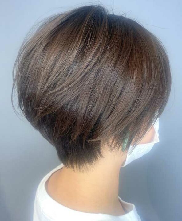 美フォルム耳かけイメチェンフォギーベージュ★