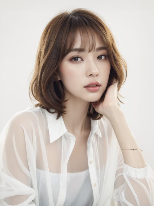 大人の小顔ミディ★メルティカラー★ハイライト